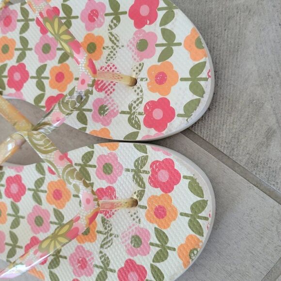 Vera Bradley Flower pattern flip flops‎ - Picture 7 of 10